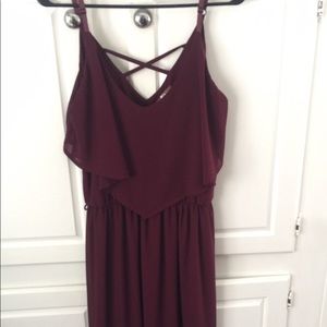 Burgundy Maxi dress
